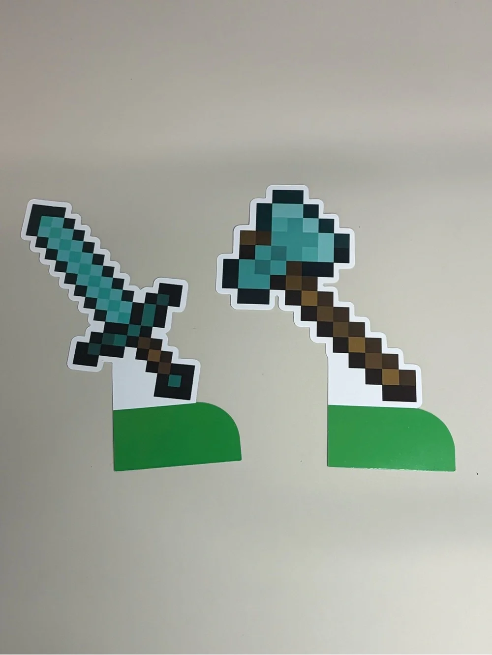 Minecraft Birthday Tabletop Decorations
